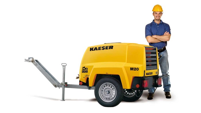 Compresor pentru construcţii Mobilair 20 PE