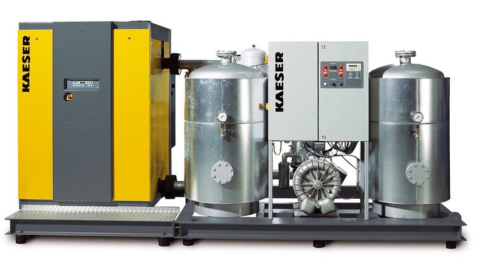 Uscător cu adsorbţie şi refrigerare Hybritec pentru tratarea aerului comprimat