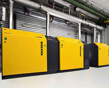 Stație de suflantă cu lobi pentru tratarea apelor uzate Manching.