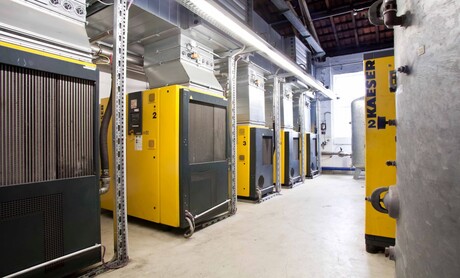 Staţia de aer comprimat Kaeser Kompressoren de la Werner & Merz