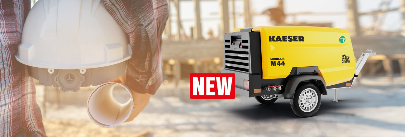 Descoperiți noul MOBILAIR M44 de la KAESER KOMPRESSOREN.