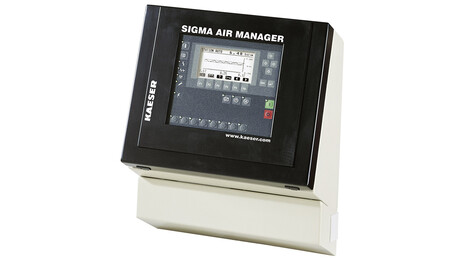 Controlerul de nivel superior Sigma Air Manager de la Kaeser Kompressoren.
