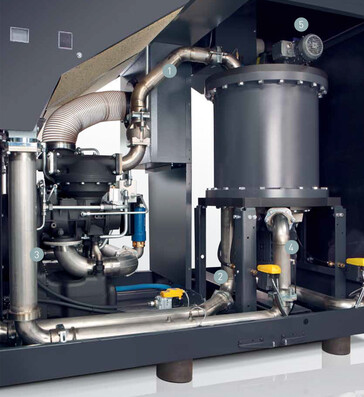 Schema de construcţie a uscătorului rotativ i.HOC