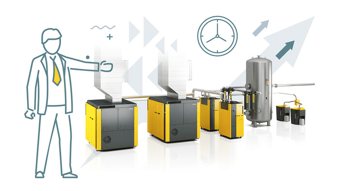 Experții KAESER demonstrează potențialul recuperării de căldură.